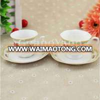 royal style fine bone china tea cup and saucer and coffee cup set