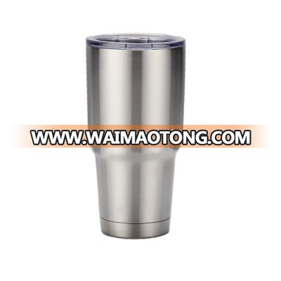 New style 30oz double wall insulated stainless steel vacuum tumbler beer mug with lid