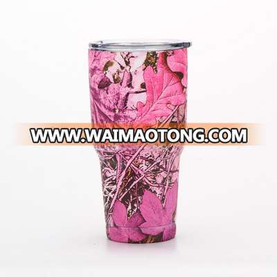 Hot 20oz 30oz Customized Powder Coated Stainless Steel Vacuum Water Tumbler