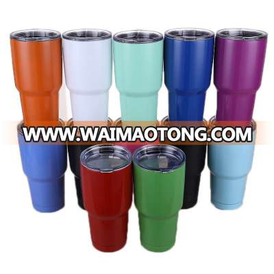 Colorful 20oz 30oz customized stainless steel vacuum travel coffee mug tumbler with lid