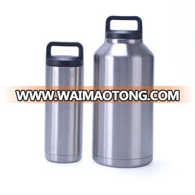 Hot Customized stainless steel vacuum flask powder coated tumbler travel water bottle