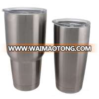 Hot double wall stainless steel vacuum travel coffee mug tumbler with lid