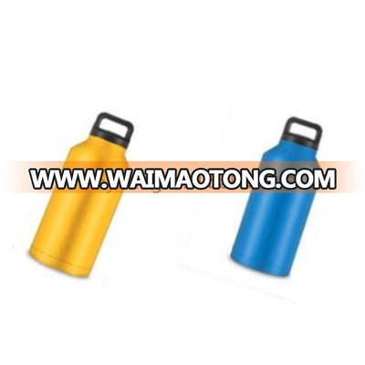 Colorful customized stainless steel vacuum mug powder coated flask travel water bottle