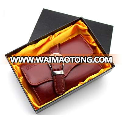 High quality professional leather wallet design girl Manicure Pedicure Set