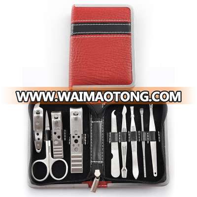 Professional high quality stainless steel manicure pedicure set for woman