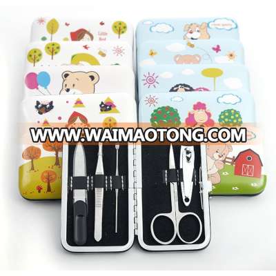 Best sale printing kids manicure pedicure set for promtion gifts