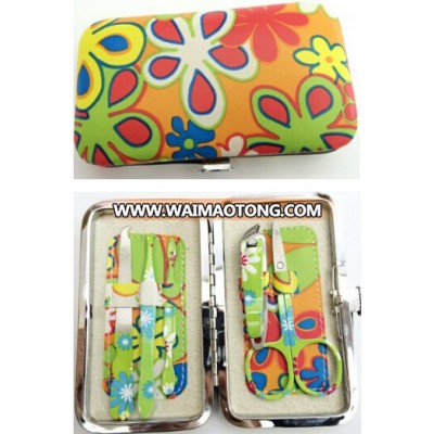 Color decoration 5 in 1 mesa manicure set for women pocket grooming kits