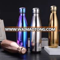 stainless steel double wall cola shape vacuum flask